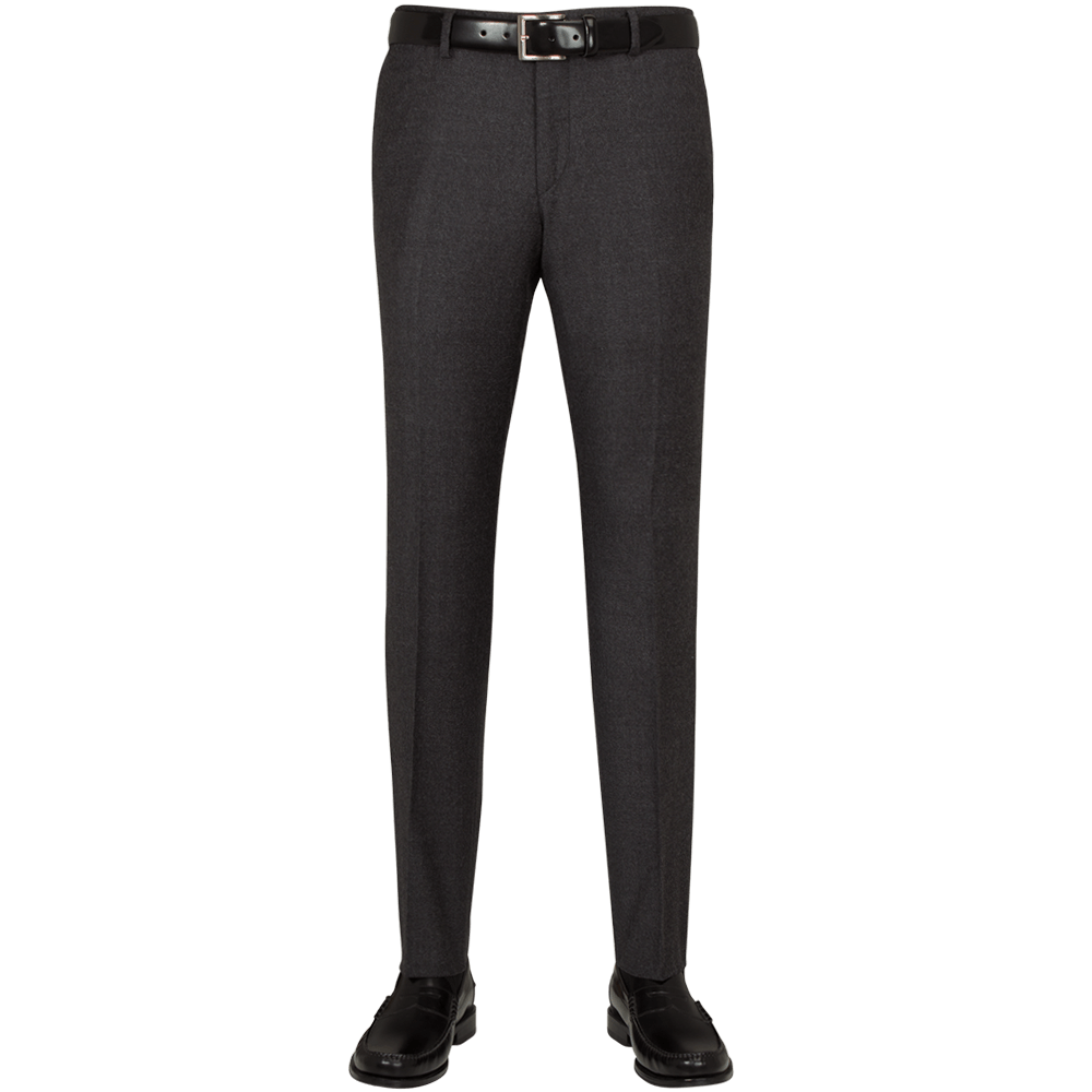Gagliardi Trousers Charcoal Flannel Trousers