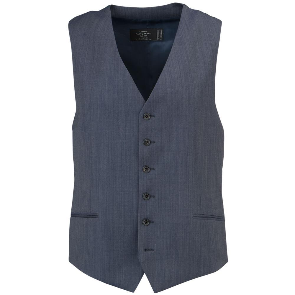 Gagliardi Waistcoat Lanificio F.lli Cerruti Indigo Pinpoint Waistcoat