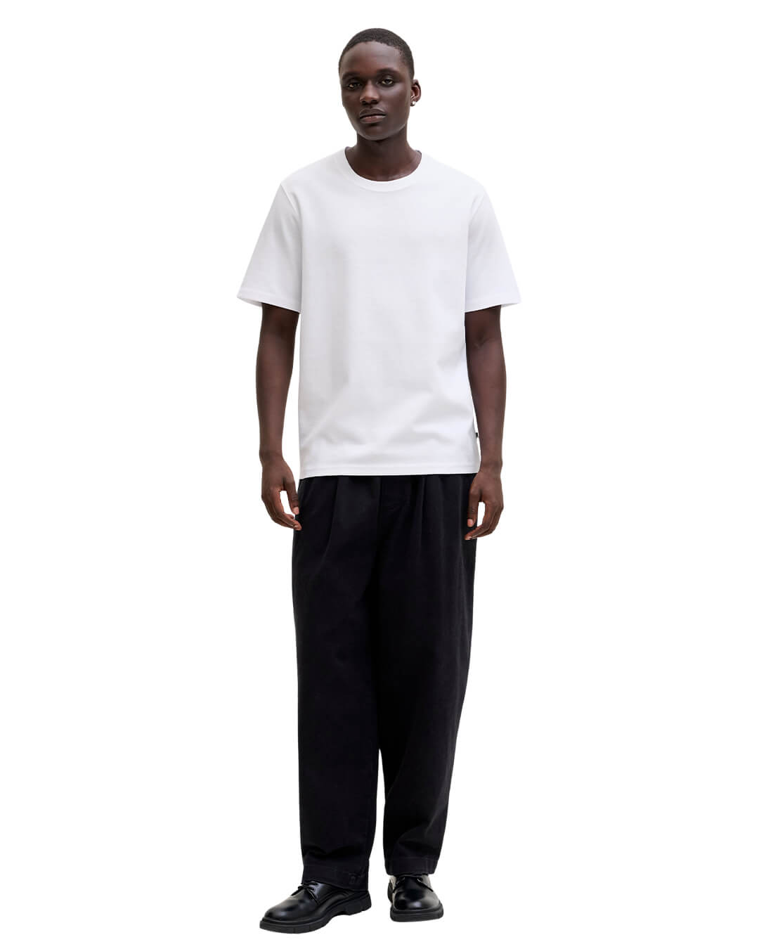 Jack & Jones Jprblaethan Ss Logo Tee Sn Bright White
