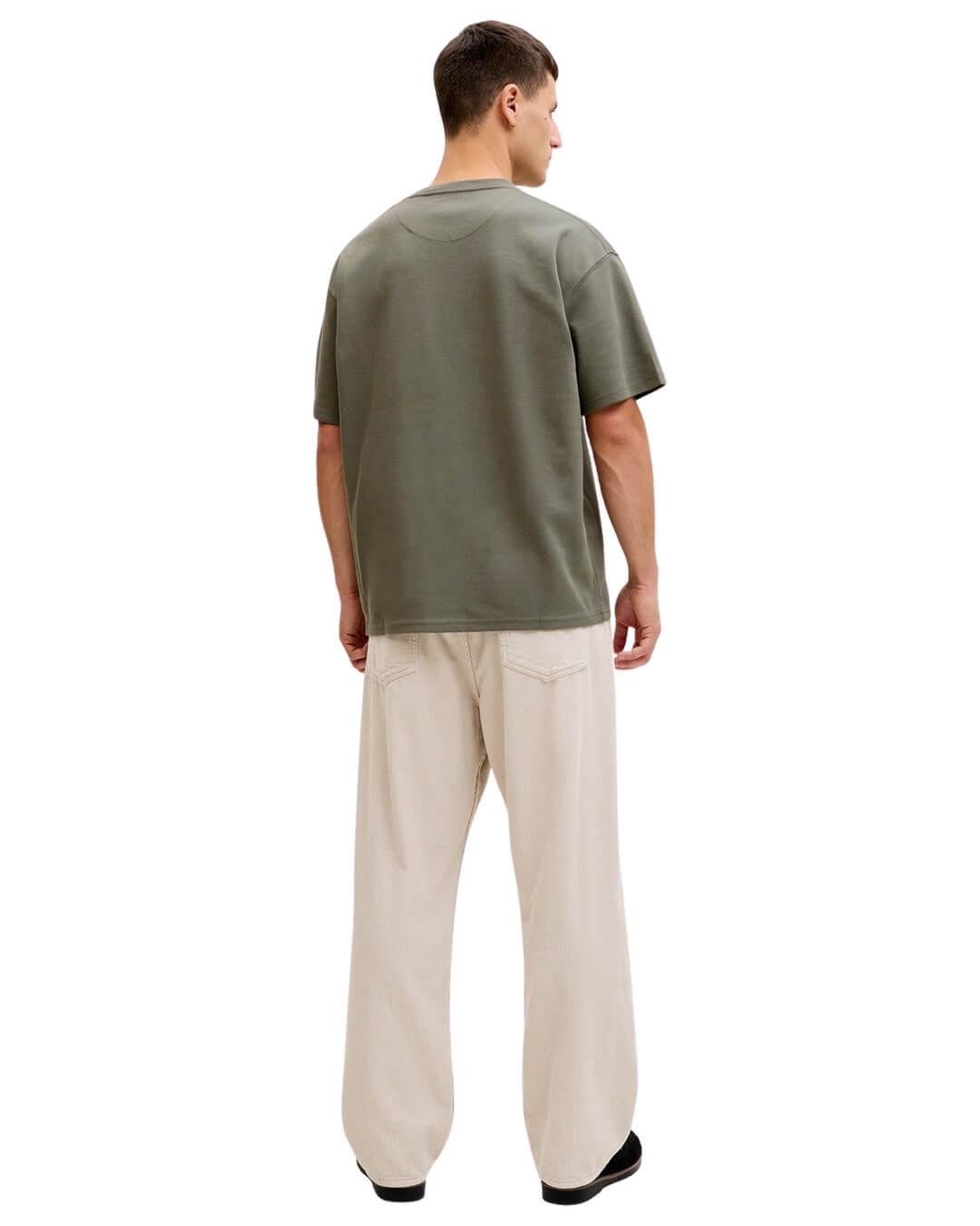 Jack & Jones Jprblaethan Ss Logo Tee Sn Smokey Olive