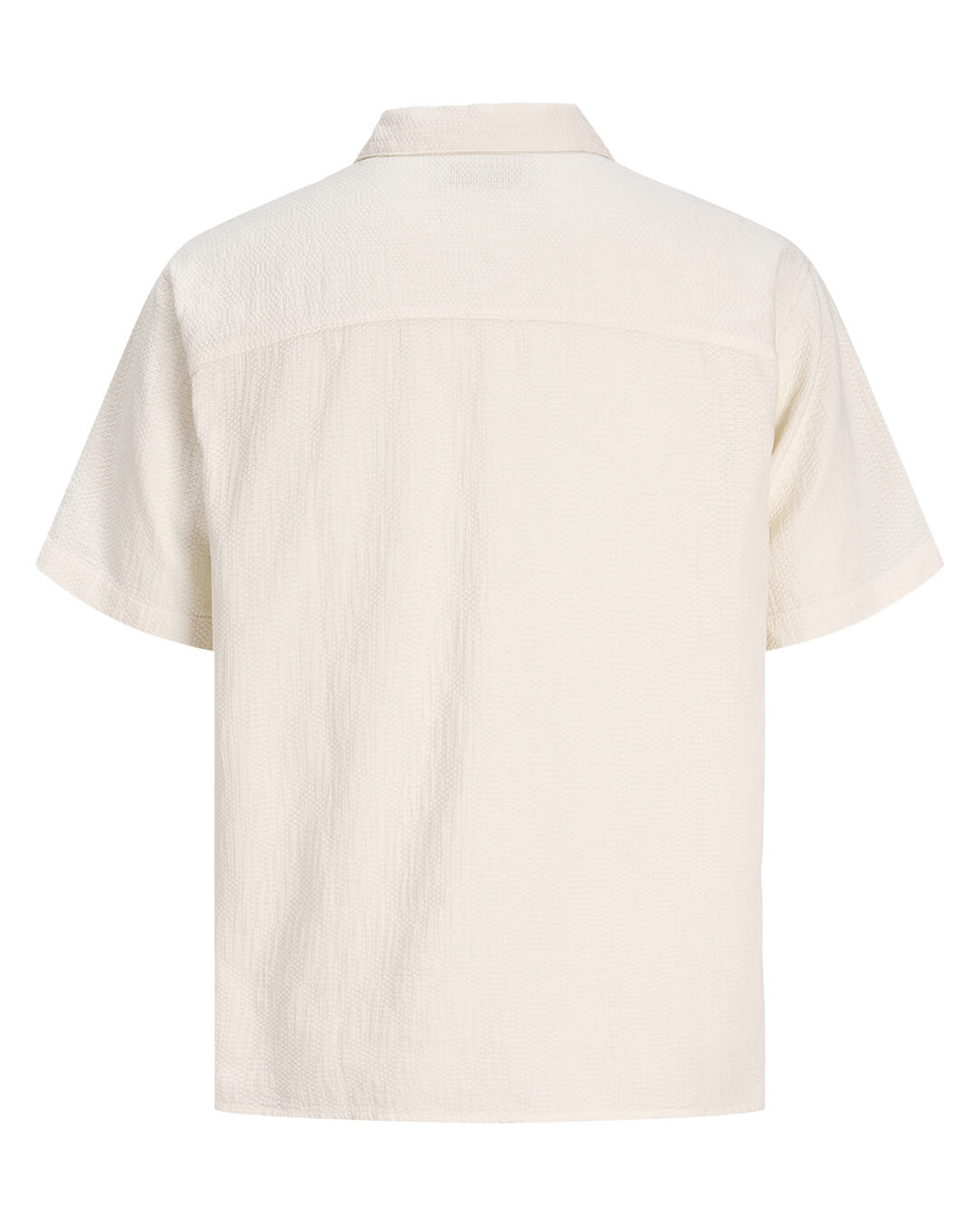 Jack & Jones Jormontauk Wavy Texture Ss Sn Cloud Dancer