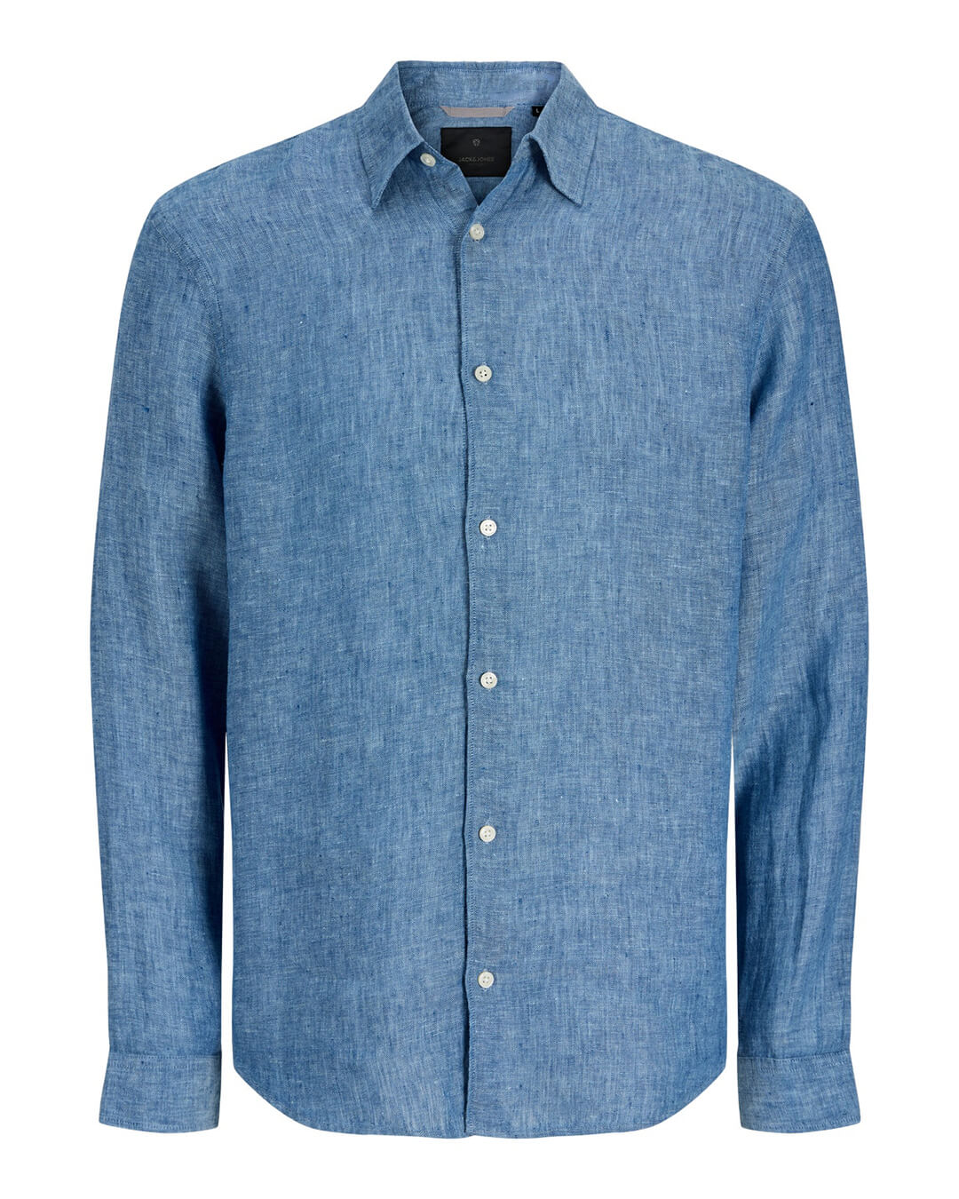 Jack & Jones Jprblalawrence Linen Ls Sn Faded Denim Shirt