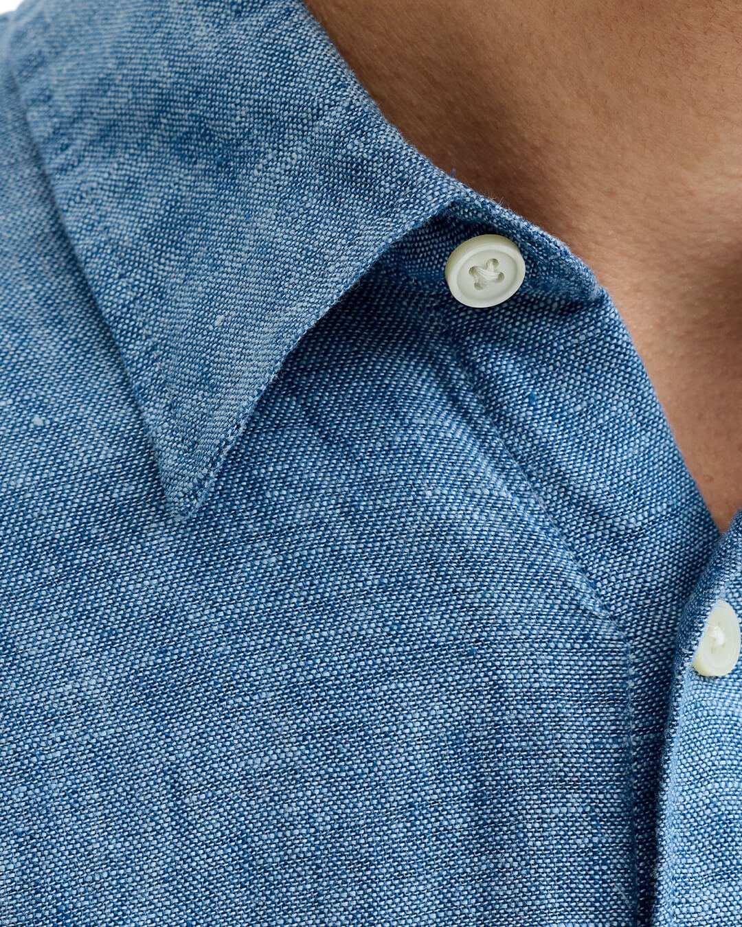 Jack & Jones Jprblalawrence Linen Ls Sn Faded Denim Shirt