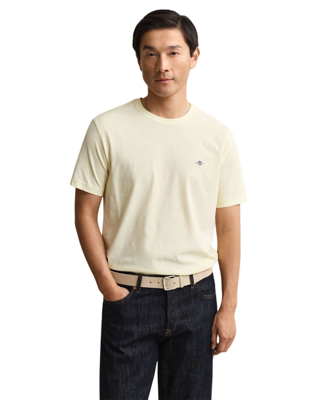 Gant Reg Shield Ss T-Shirt Vanilla Yellow T-Shirt