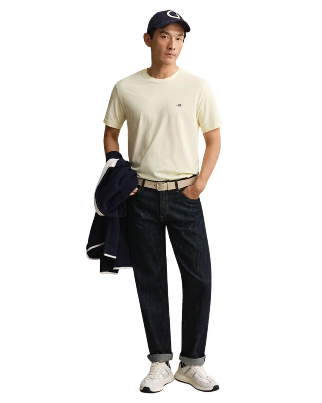 Gant Reg Shield Ss T-Shirt Vanilla Yellow T-Shirt
