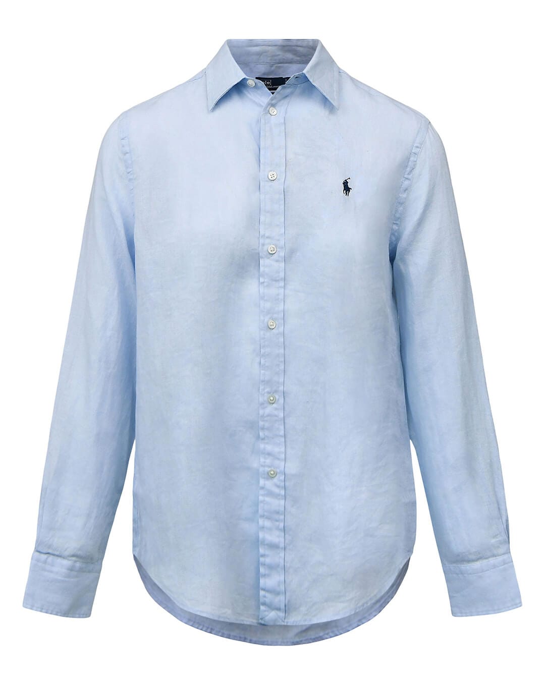 Polo Ralph Lauren Shirts Polo Ralph Lauren Blue Classic Fit Ls Linen Shirt