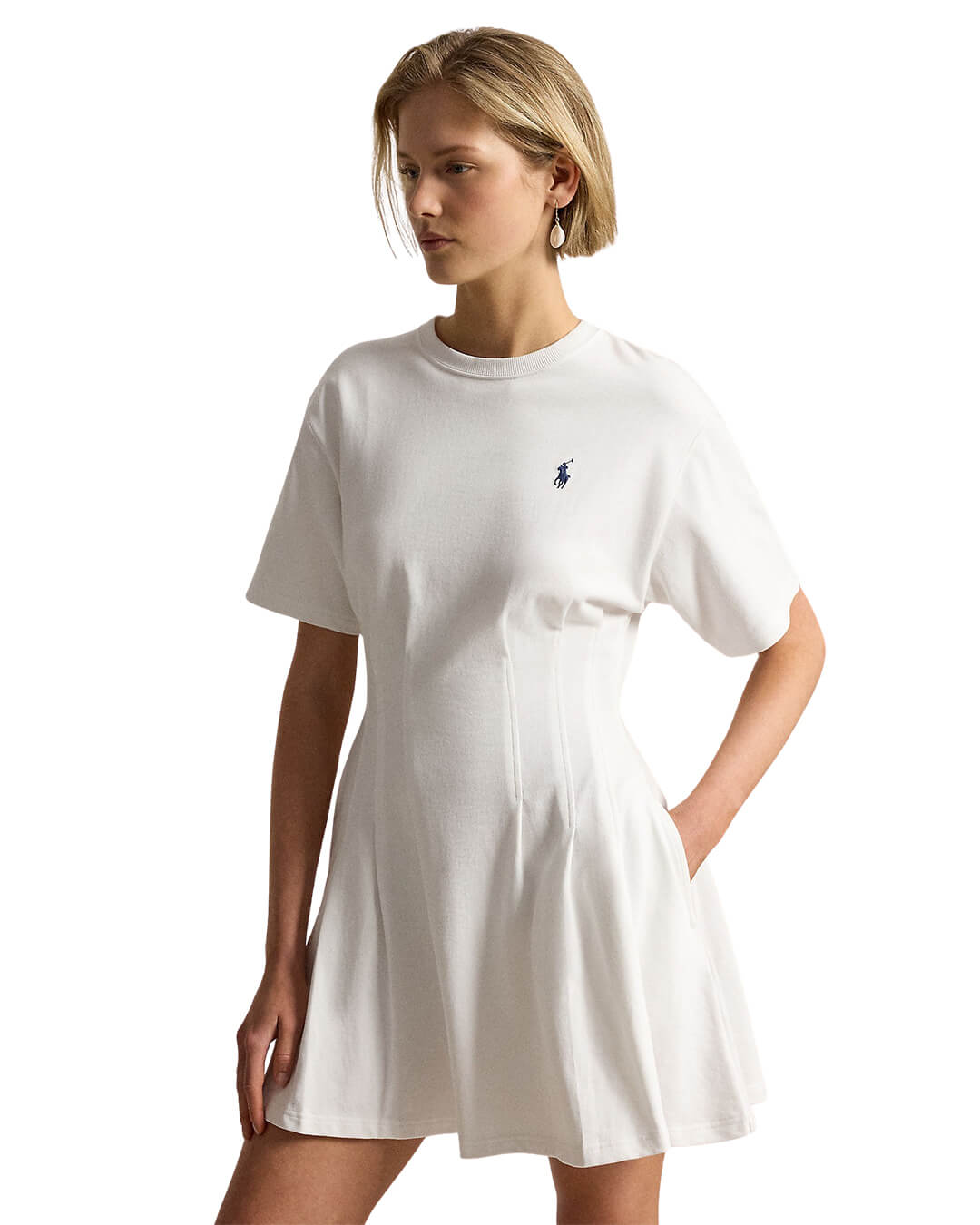 Polo Ralph Lauren T-Shirt Short Dress White Dress