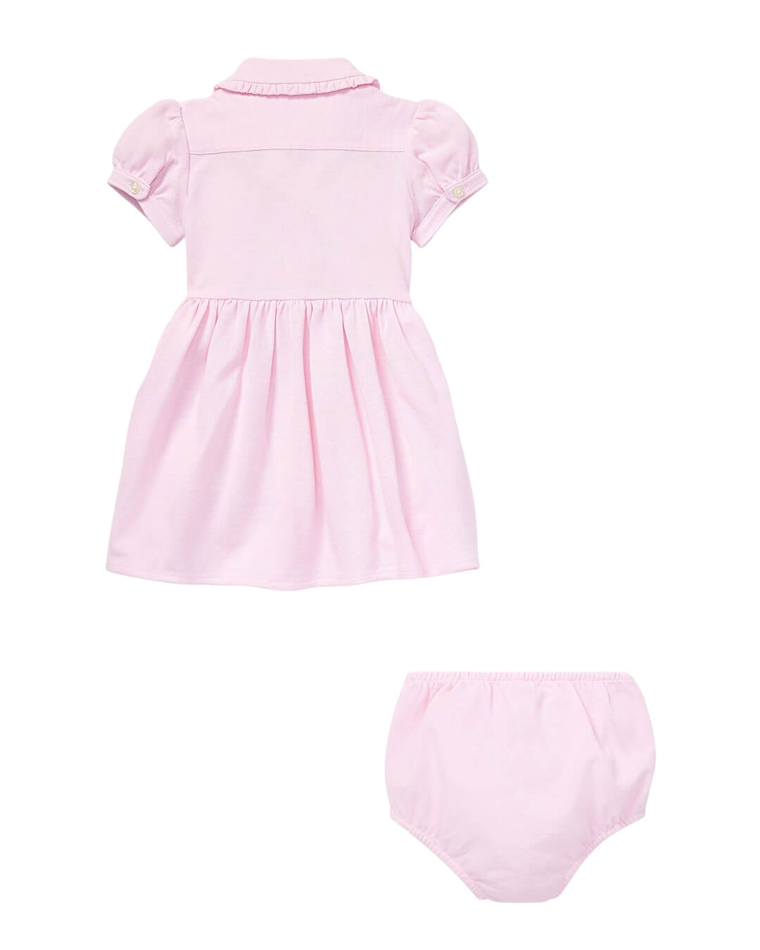 Polo Ralph Lauren Knit Mesh Oxford Dress & Bloomer Pink Dress