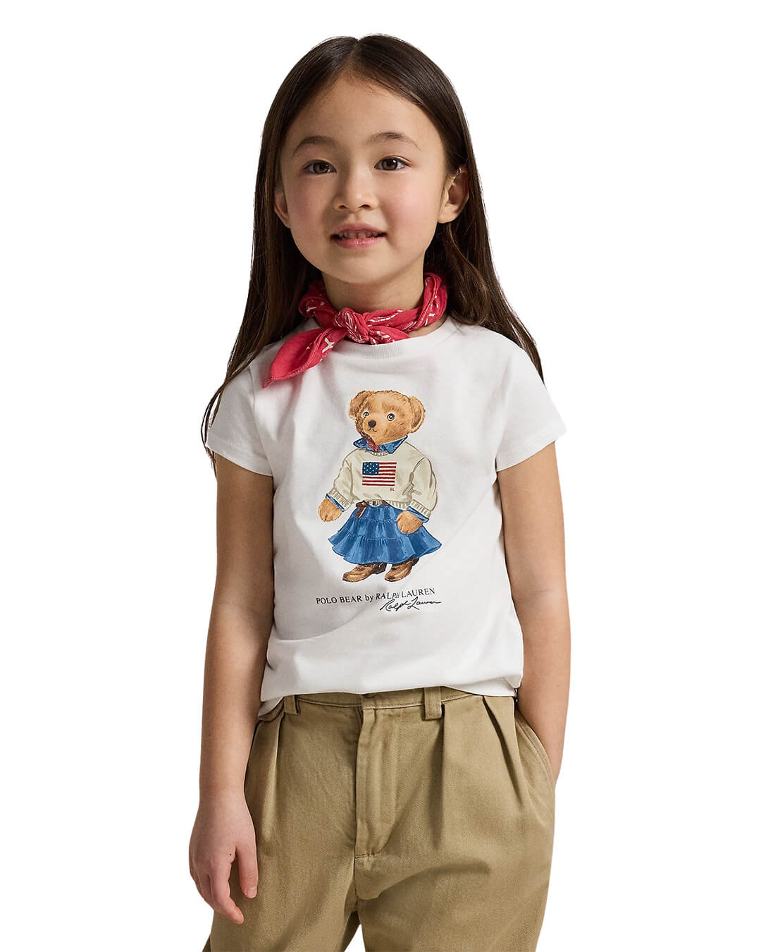 Polo Ralph Lauren Polo Bear Cotton Jersey Tee White T-Shirt