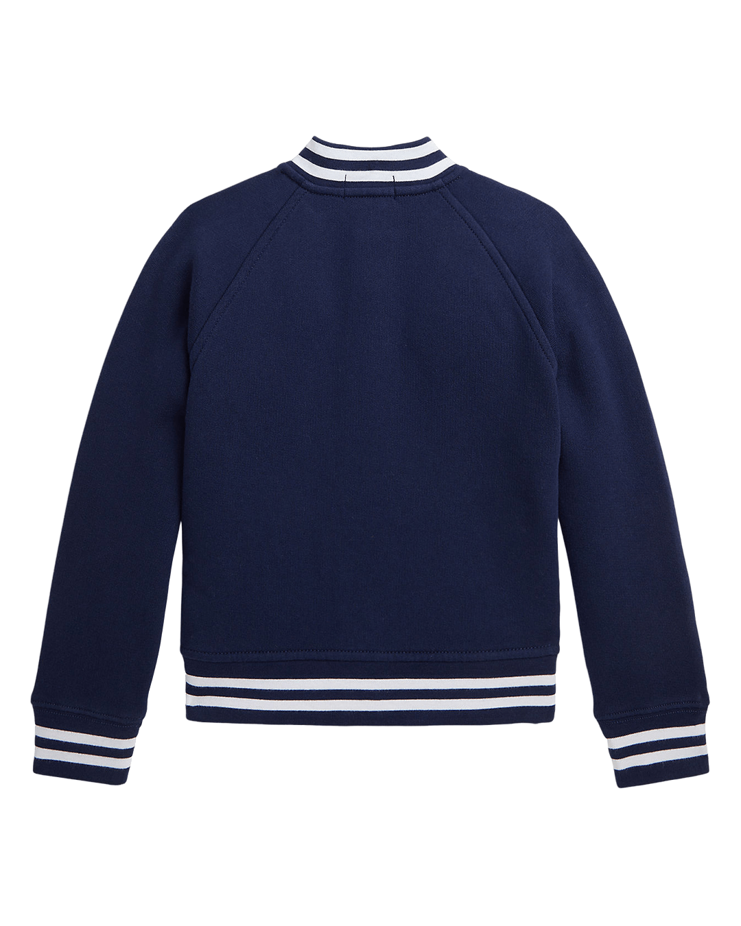 Polo Ralph Lauren Navy Fleece Baseball Jacket