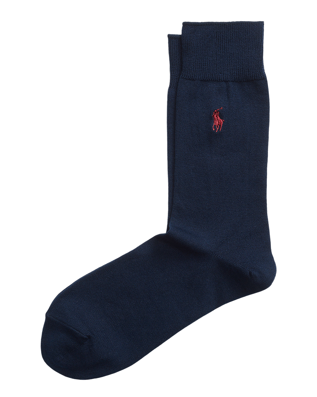 Polo Ralph Lauren Navy Pony Flat-Knit Trouser Socks