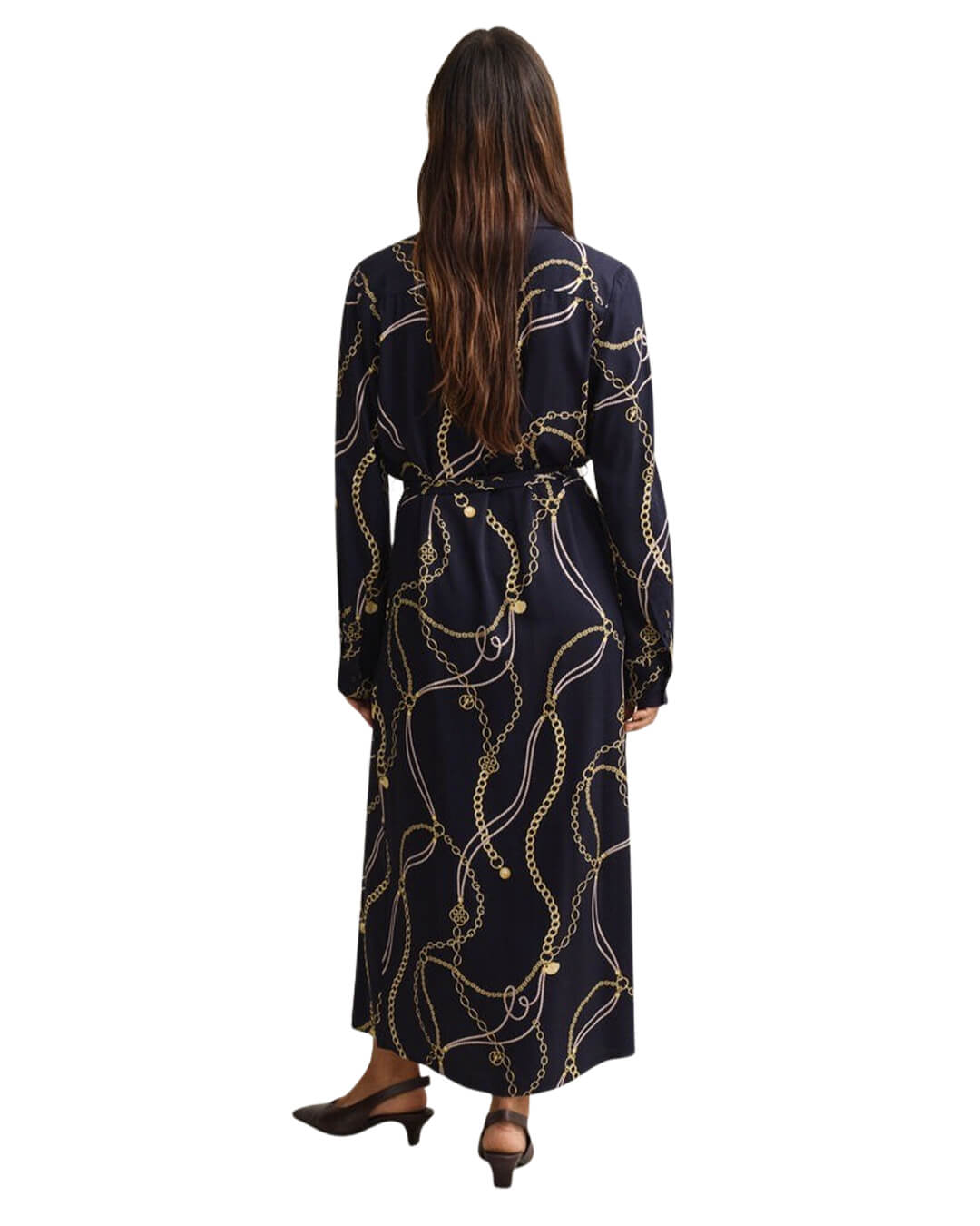 Gant  Evening Blue Printed Fluid Dress