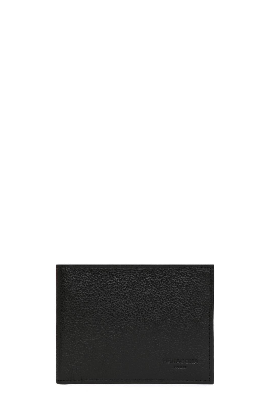 Hexagona Wallets ONE Hexagona Black Leather Wallet