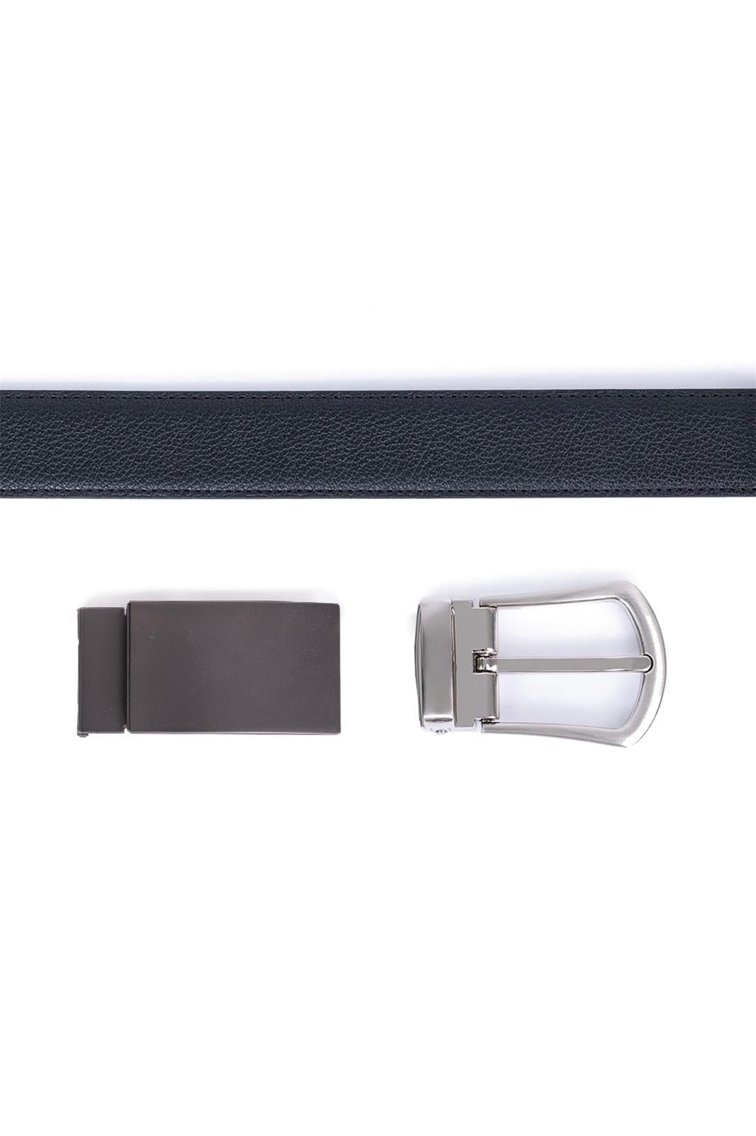 Hexagona Belts ONE Hexagona Black Boxed Leather Belt