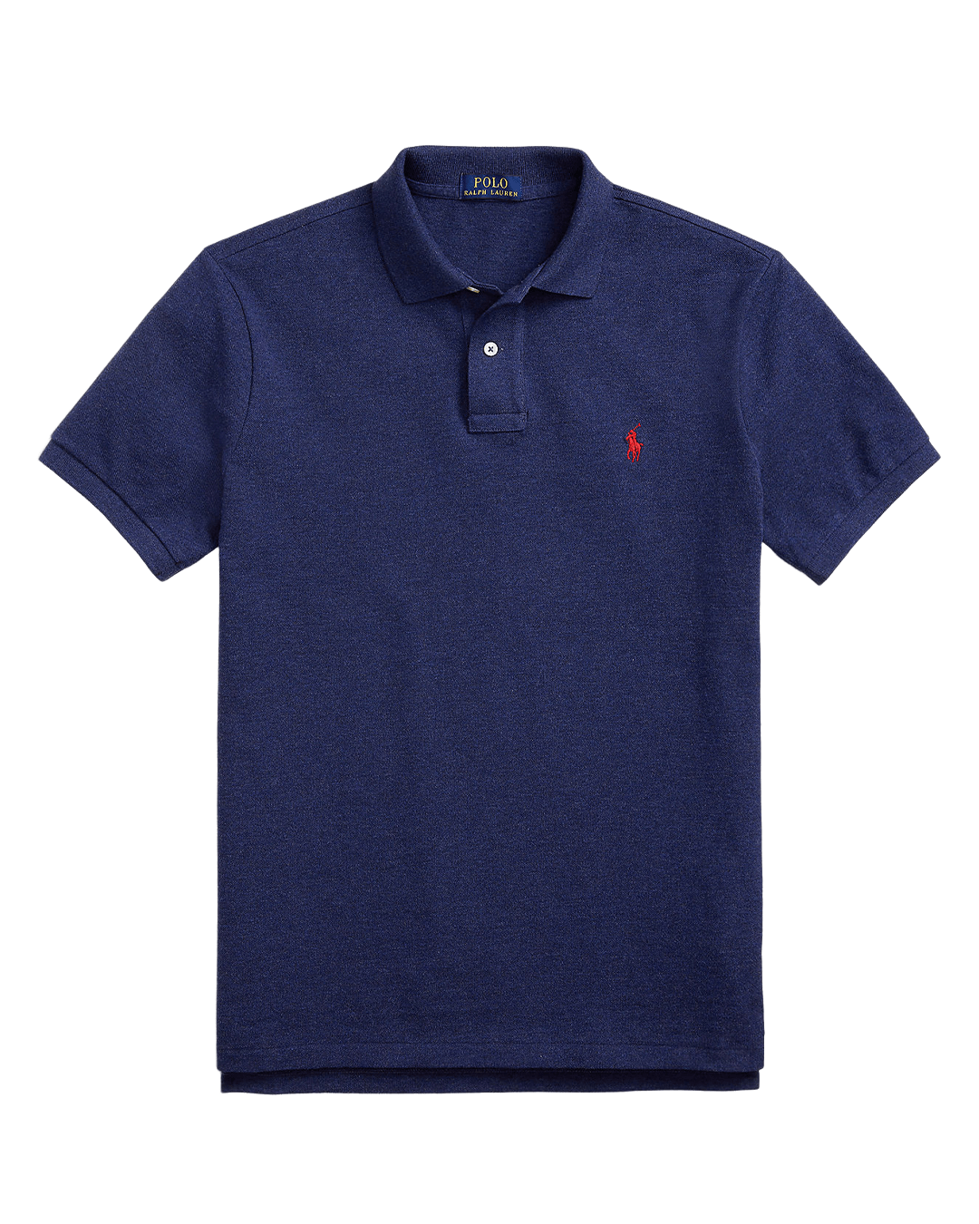 Polo Ralph Lauren Navy Custom Slim Fit Mesh Polo Shirt