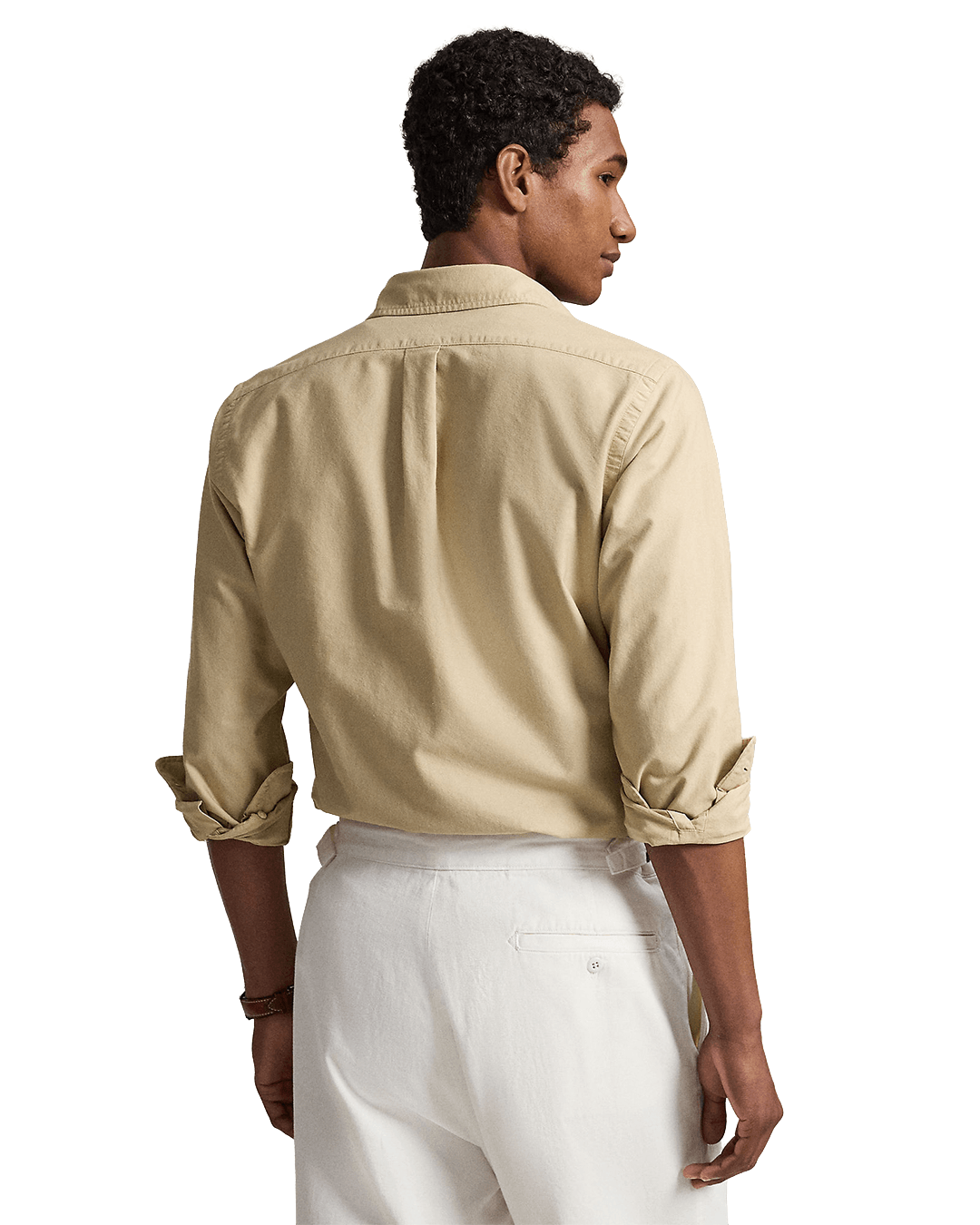 Polo Ralph Lauren Brown Custom Fit Garment-Dyed Oxford Shirt