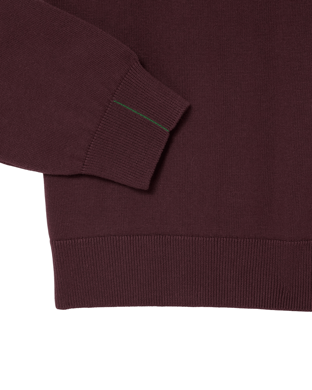 Lacoste Burgundy Cotton Sweater