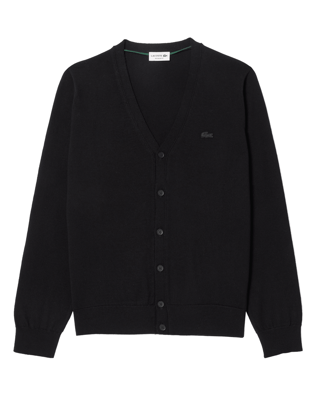 Lacoste Black Merino Wool Sweater