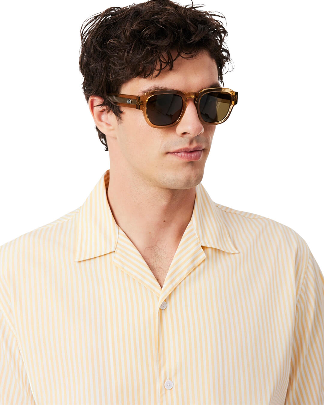 Lacoste Men'S Ss Graphic Hawaiian Shirt Multicoloured Shirt
