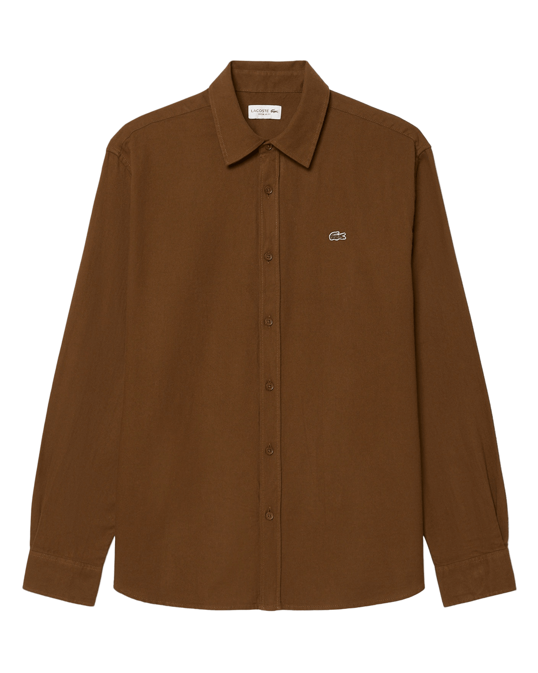 Lacoste Mascara Brown Woven Shirt