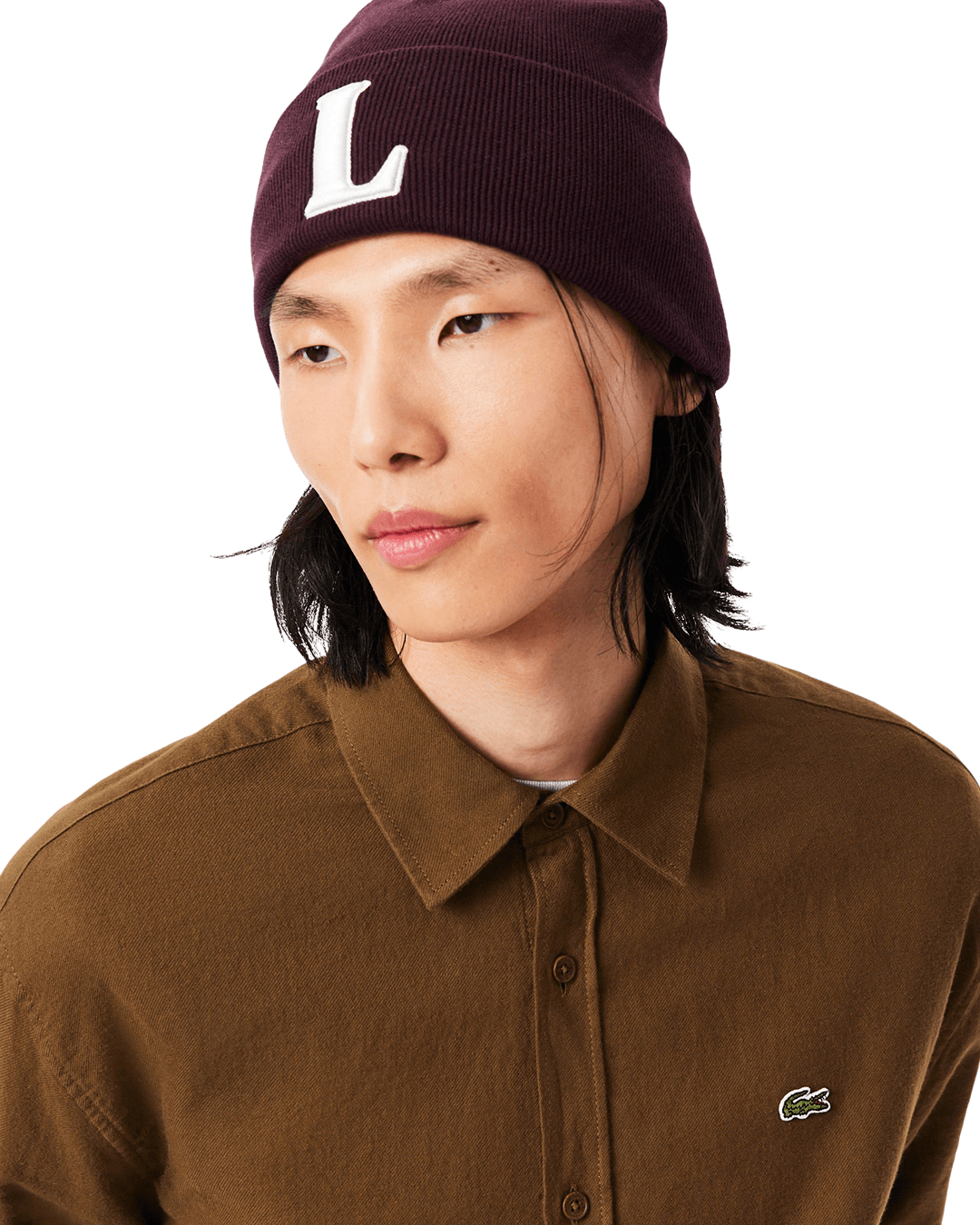Lacoste Mascara Brown Woven Shirt