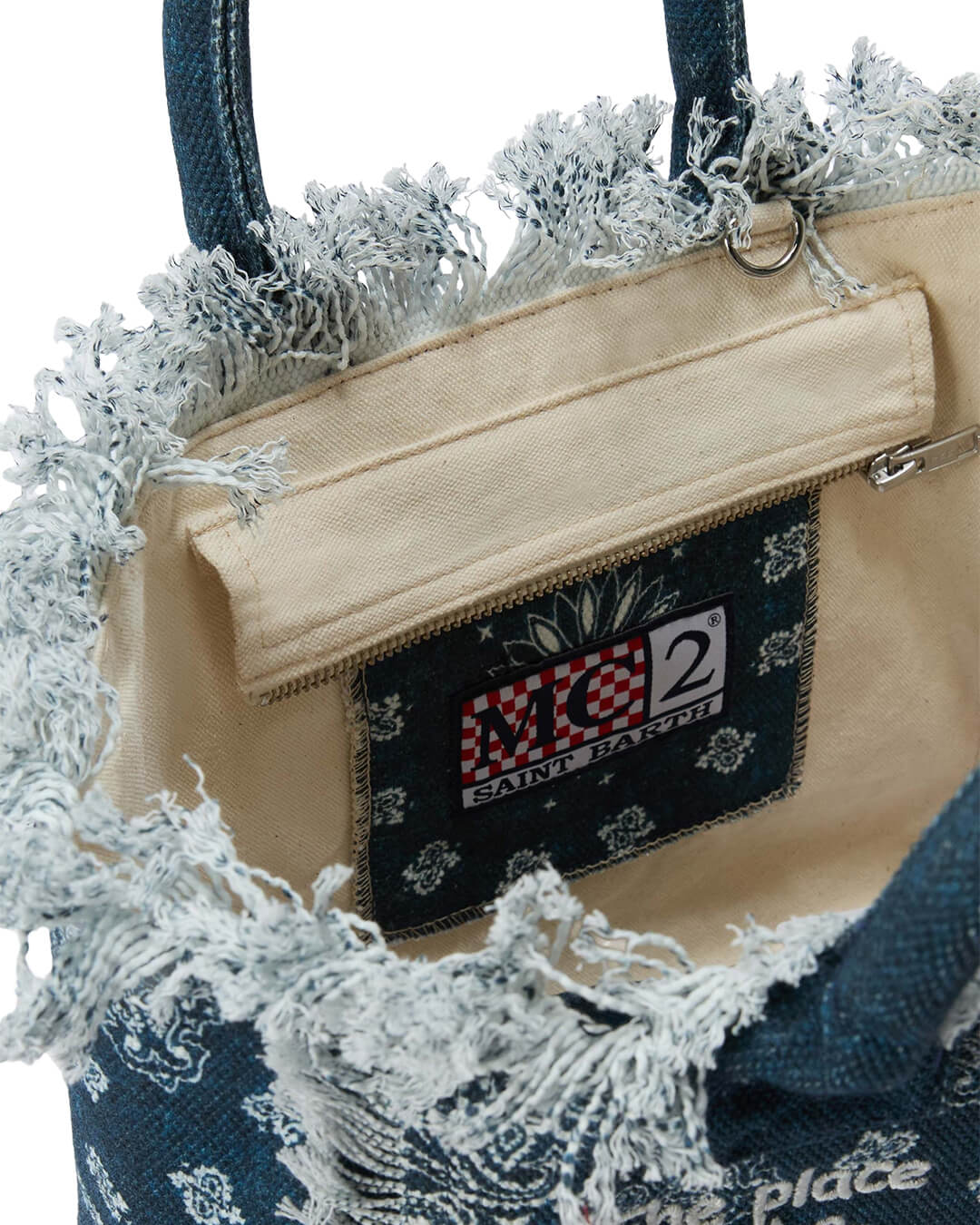 MC2 Colette Hand Bag With Strap Bandanna Round Den Emb 09488l