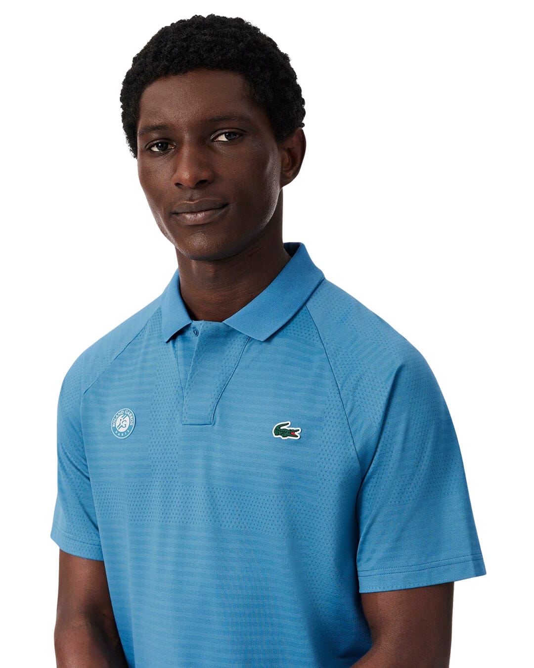 Lacoste Polo Shirts Lacoste Men'S Roland Garros Edition Ultra-Dry Polo Blue Polo Shirt
