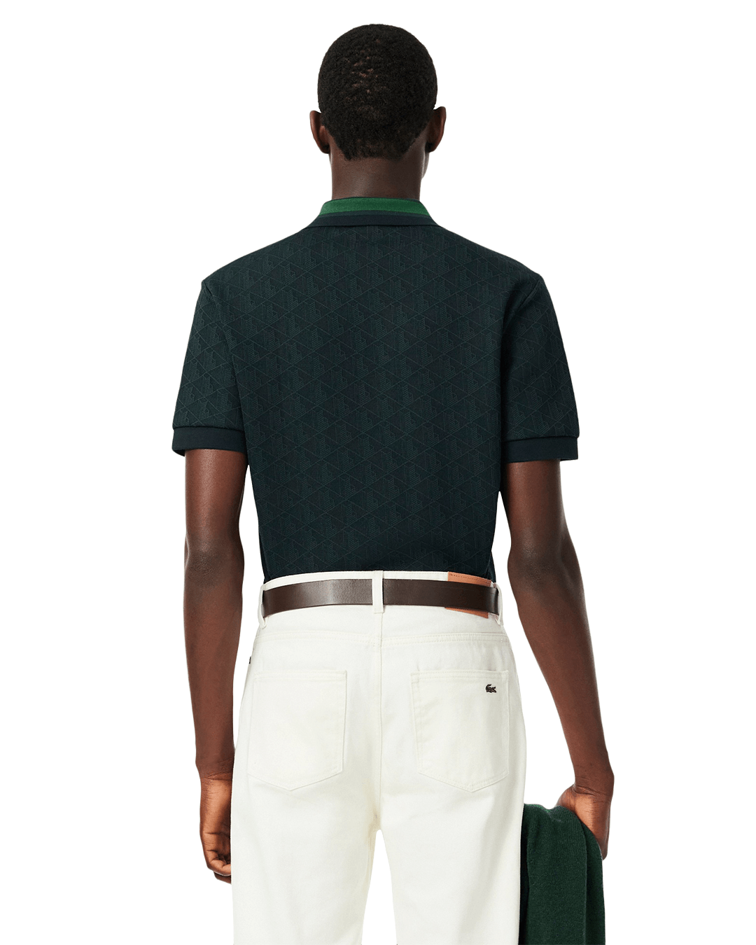Lacoste Dark Green and Green Polo Shirt