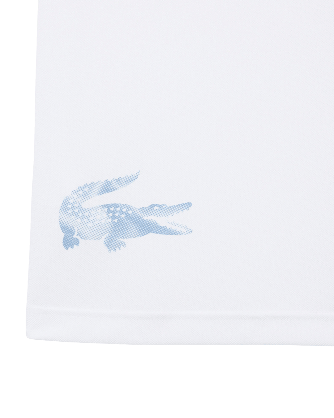 Lacoste White, Blue and Navy Polo Shirt