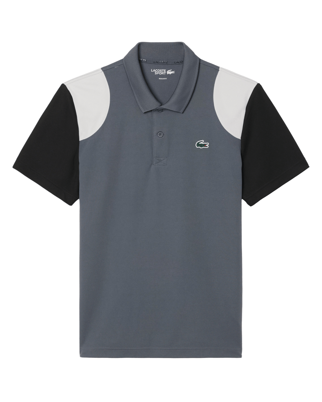 Lacoste Purple, Sky Blue and Black Polo Shirt