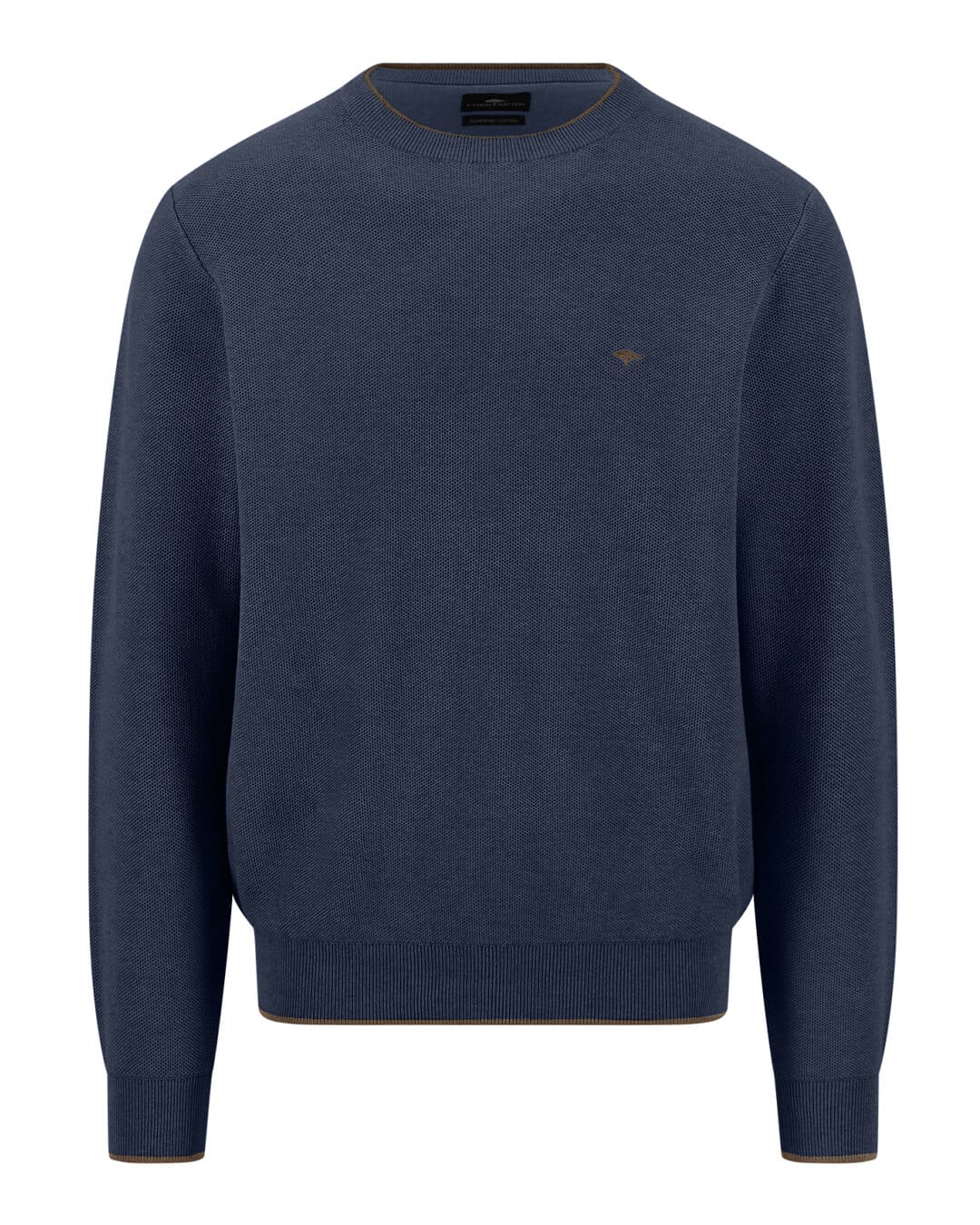 Fynch-Hatton Jumpers Fynch-Hatton Blue Fynch-Hatton Cn Structure Ink Blue F661