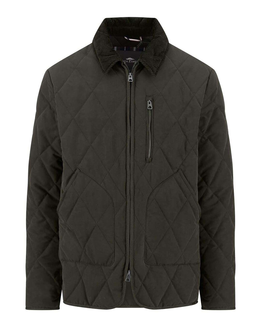 Fynch-Hatton Dark Green Lightweight Diamond Jacket