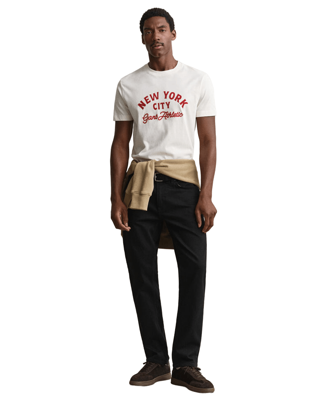 Gant Cream Gant Graphic T-Shirt G130 Cream