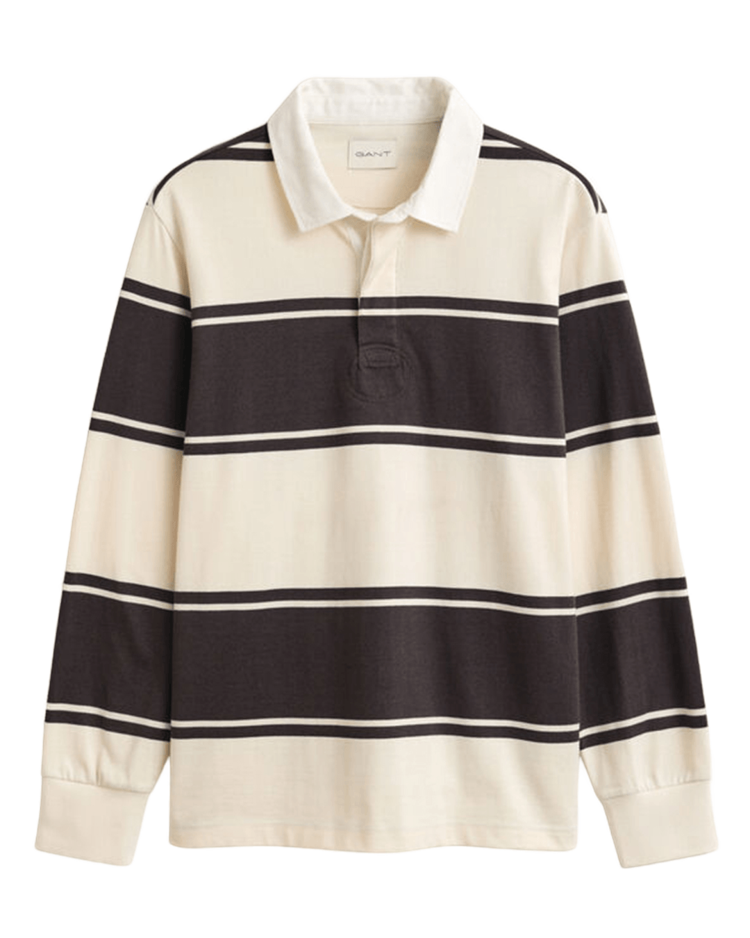 Gant Brown Gant Striped Rugger G221 Charred Wood Brown