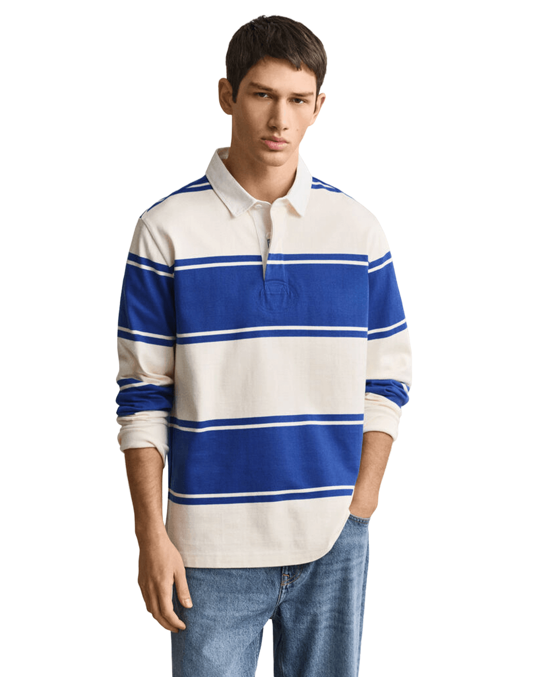 Gant Blue Gant Striped Rugger G422 Nautical Blue