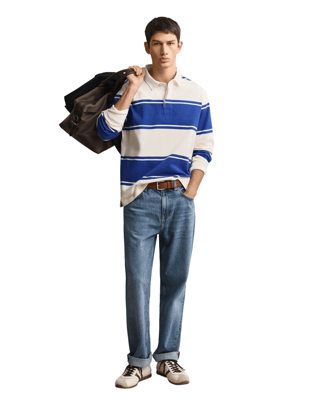 Gant Blue Gant Striped Rugger G422 Nautical Blue