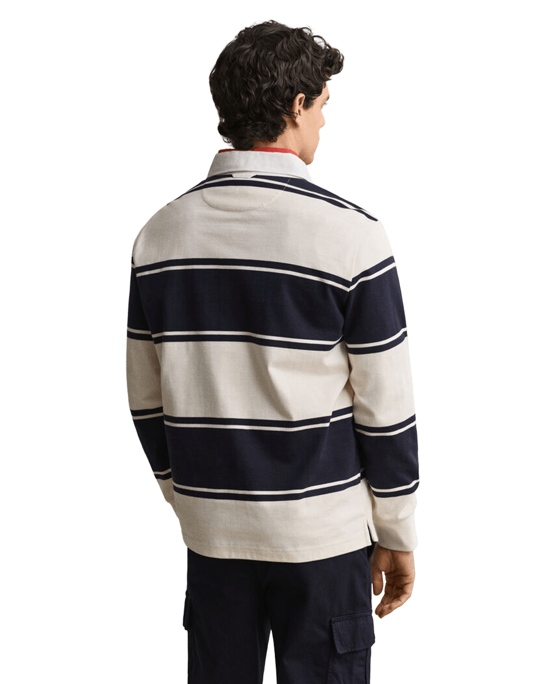Gant Navy Gant Striped Rugger G433 Evening Blue