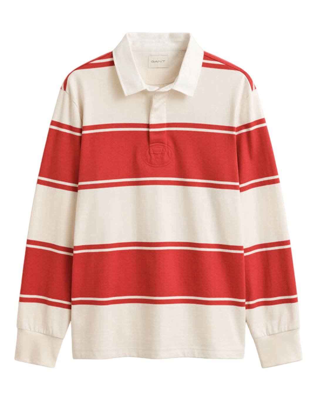 Gant Red Gant Striped Rugger G853 Maple Fire