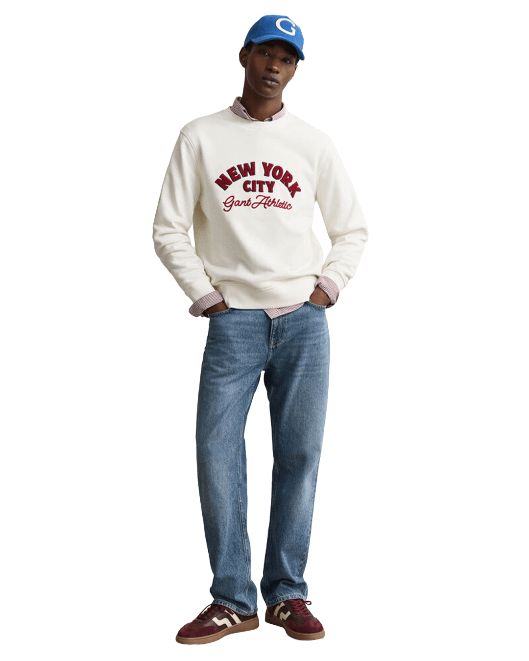 Gant Cream Gant Seasonal Graphic Sweatshirt G130 Cream