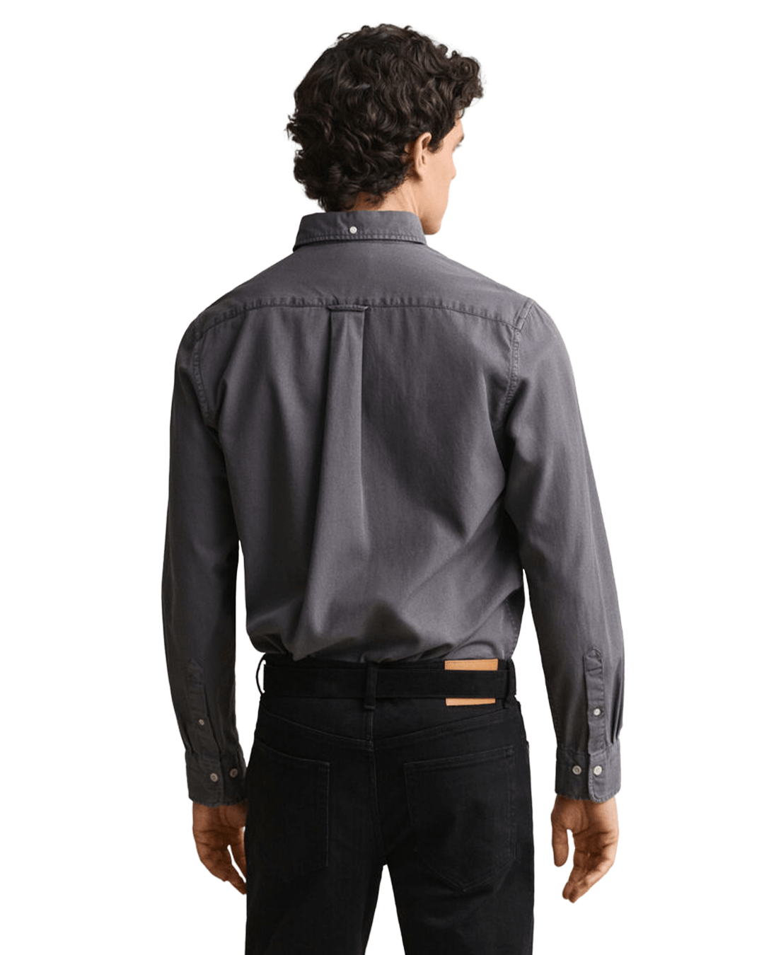 Gant Grey Gant Regular Fit Twill Shirt G035 Dusky Anthracite