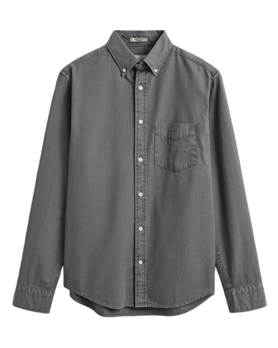 Gant Grey Gant Regular Fit Twill Shirt G035 Dusky Anthracite