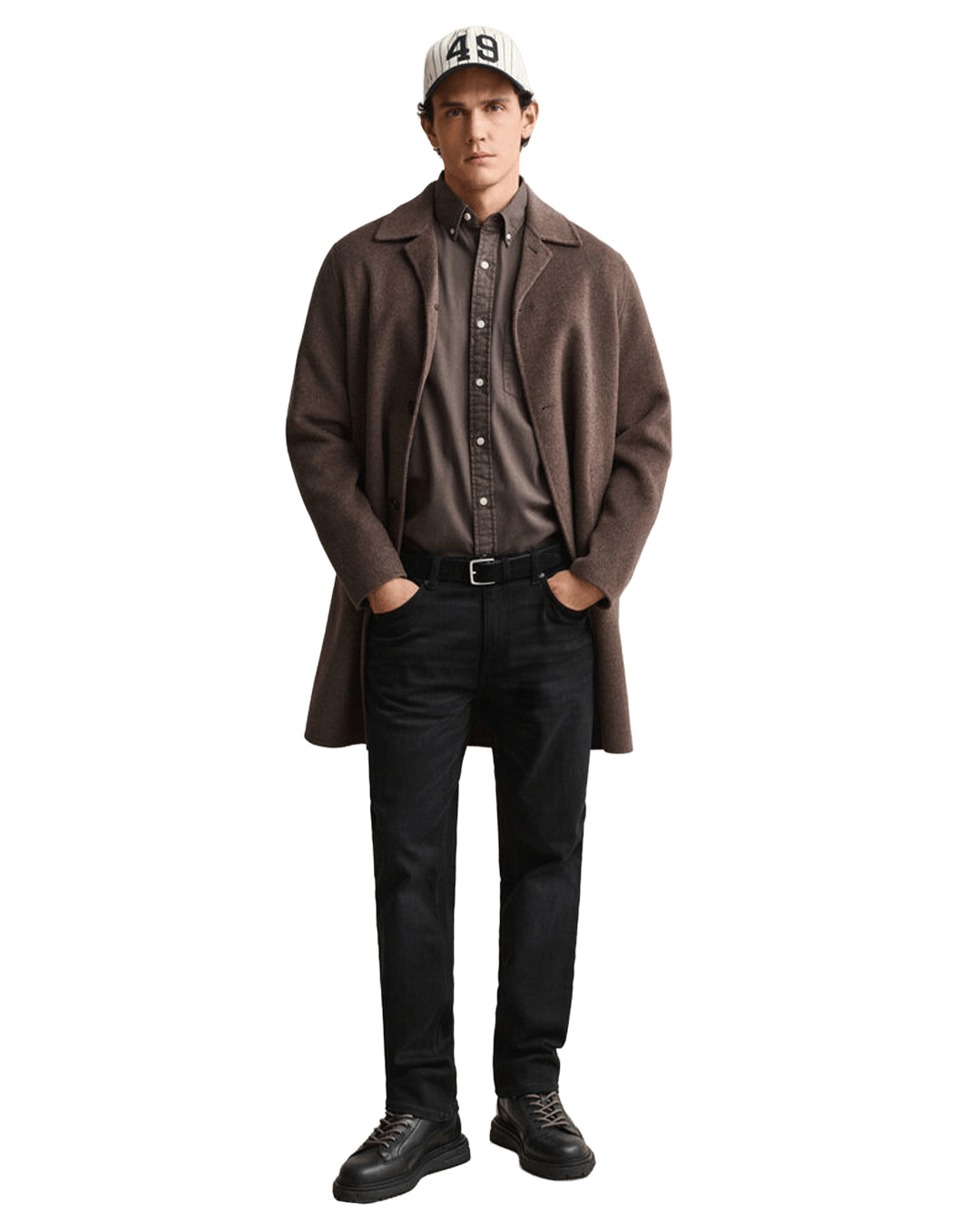 Gant Brown Gant Regular Fit Twill Shirt G262 Shadow Brown