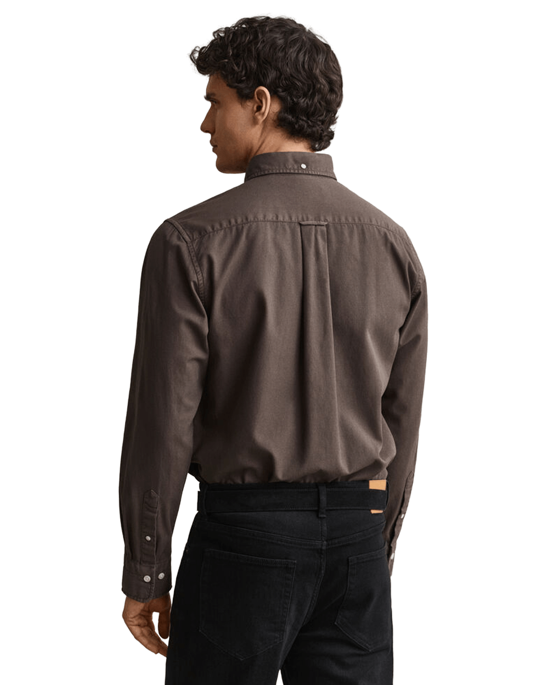 Gant Brown Gant Regular Fit Twill Shirt G262 Shadow Brown