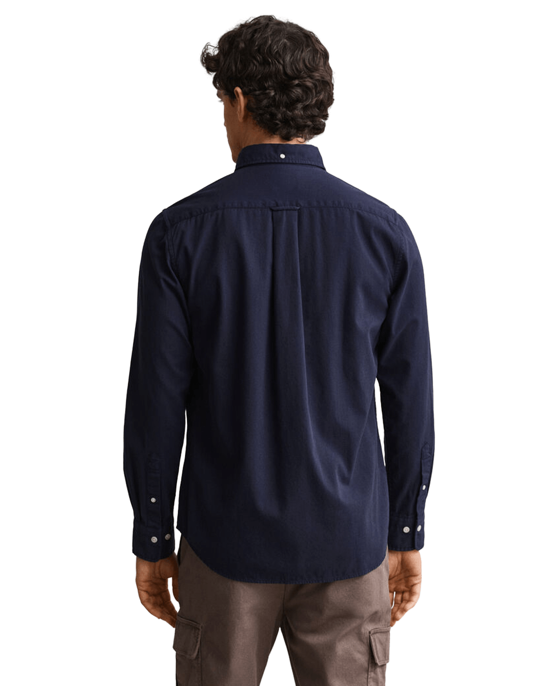 Gant Navy Gant Regular Fit Twill Shirt G433 Evening Blue
