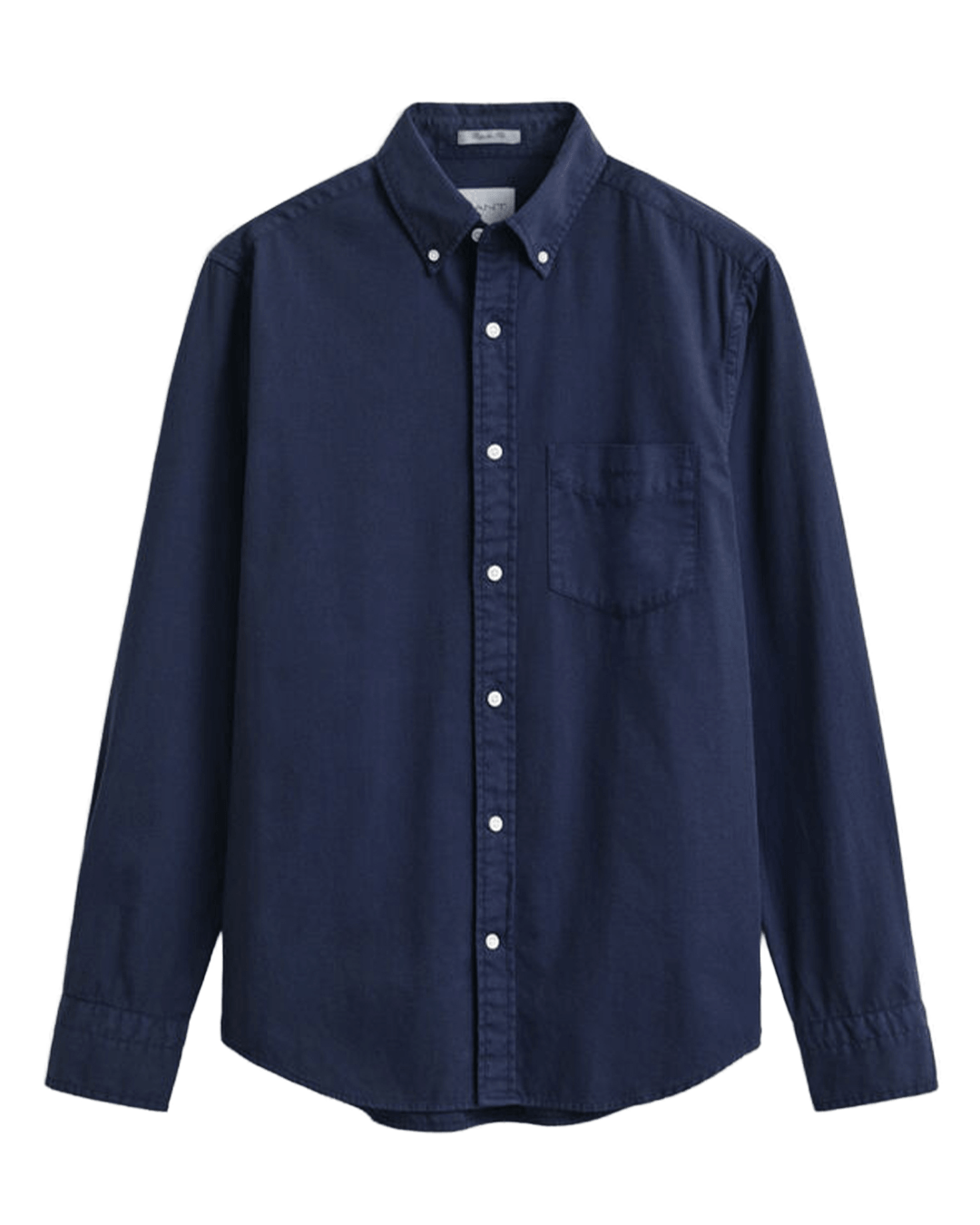 Gant Navy Gant Regular Fit Twill Shirt G433 Evening Blue