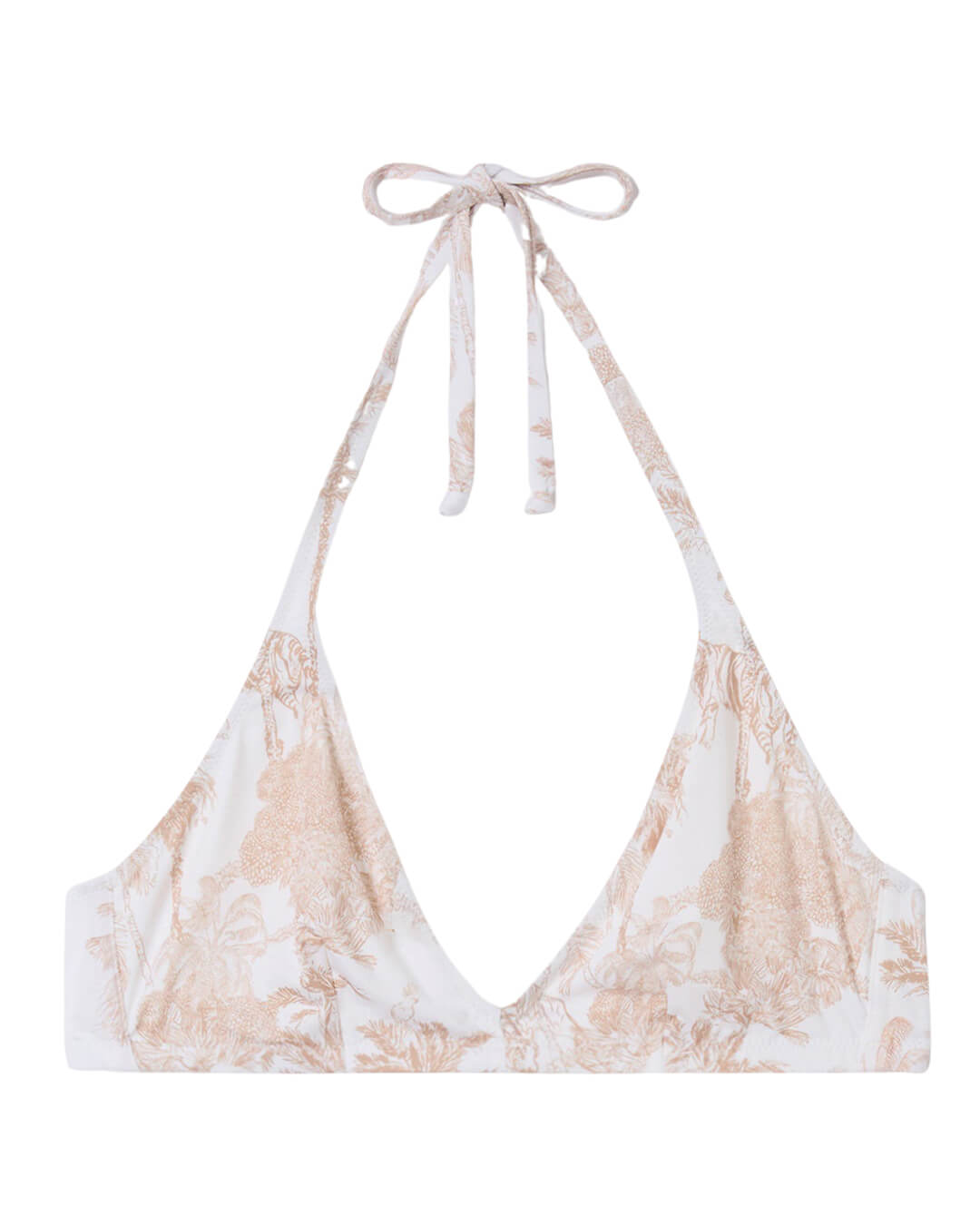 MC2 Gaia Full- Cup Triangle Bikini Top With Thin Straps Jungle Oceania 0119 02157l