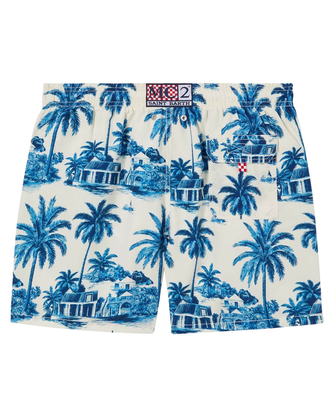 MC2 Saint Barth Swimwear MC2 GUSTAVIA CLASSIC SWIM SHORT RD ST BARTH JOUY