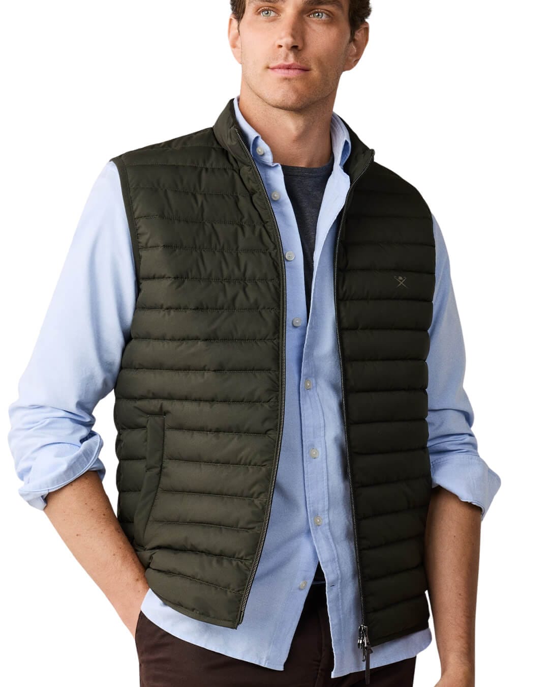 Hackett Gilets Hackett Ultra Lw Gilet Hunter Green H781