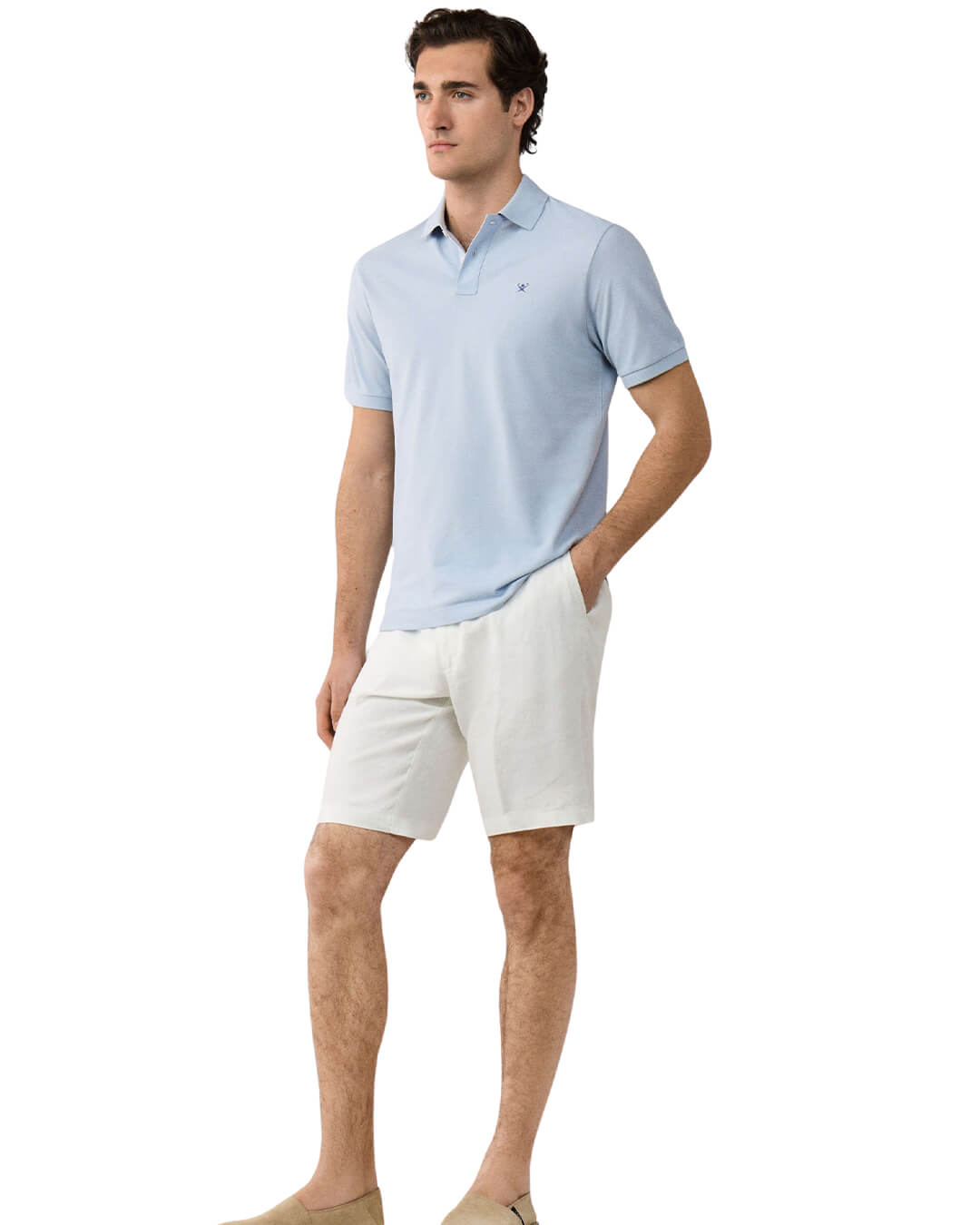 Hackett Pd Linen Shortwhite Shorts