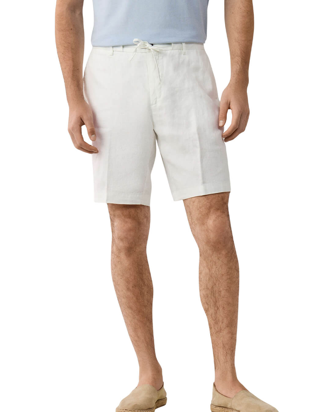 Hackett Pd Linen Shortwhite Shorts